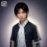 pg电子技术总监林晓薇的专业形象照，短发干练表情专注，身处服务器机房蓝色灯光环境中展现技术实力